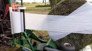 Prawidłowy naciąg folii (+60%) - SIPMA Tekla Z-274 - sianokiszonka 2022 w ZSCKR w Okszowie