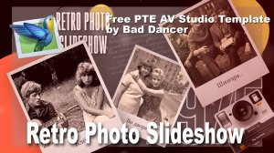 Free PTE AV Studio project - Retro Photo Slideshow ID 03062020