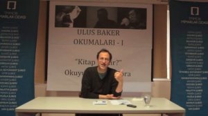 UBO 1 / 1 - Tanıl Bora - "Kitap Nedir?"