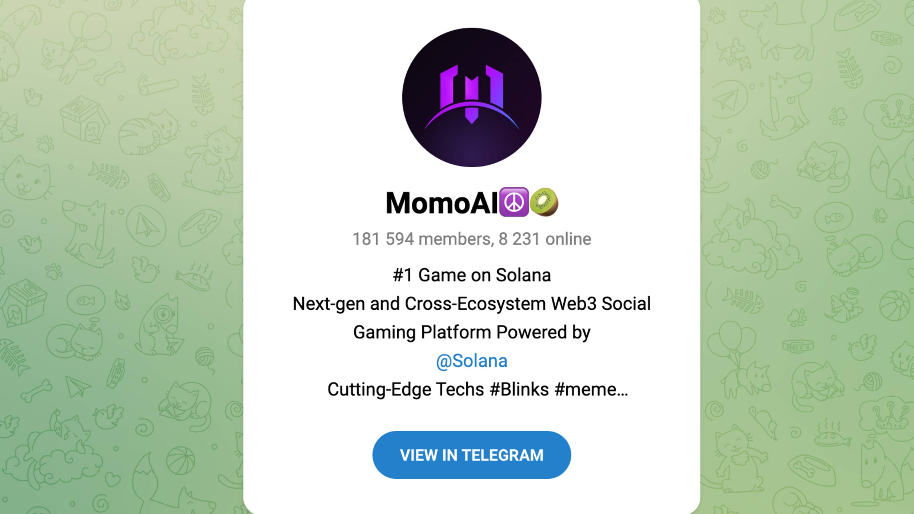 Новости о MomoAI☮️🥝 - когда листинг, сколько стоит, когда дроп и как играть?