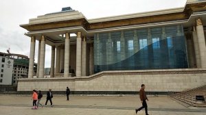 Центральная площадь Улан-Батора. Монголия