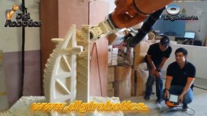 #Burj_AlArab 7 Stars Hotel BY DigiRob DGRG270P CNC Robotic 7 Axis Engraver