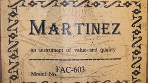 Гитара Martinez FAC 603 - Я тебя никогда не забуду ( Романс из оперы "Юнона и Авось" )