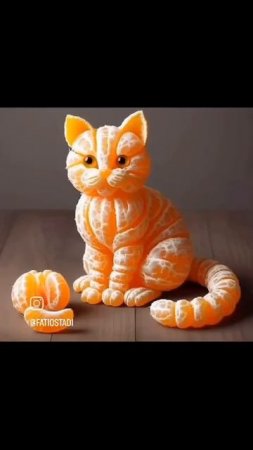 Красота из мандаринов !