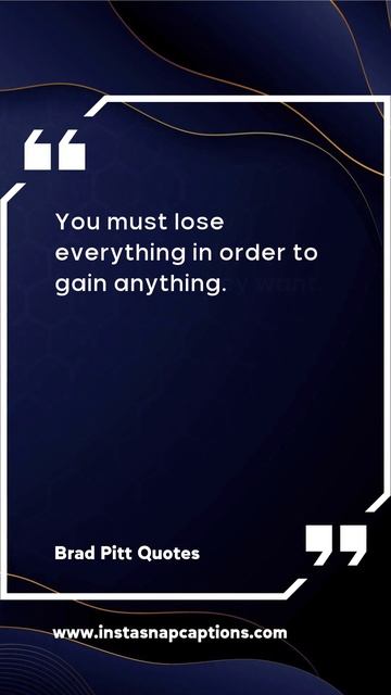Brad Pitt Quotes Captions For Instagram | #Brad #Pitt #Quotes #Captions#Instagram смотреть онлайн
