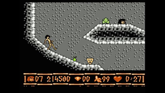 Книга Джунглей (The Jungle Book) _ Прохождение игры на Денди (NES, Famicom, Dendy) смотреть онлайн
