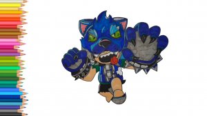 Как нарисовать Оборотня Леона из Бравл старс 🐺