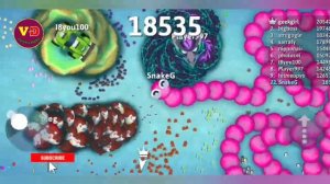 wow ! most satisfying snakes points are here 🐍 best epic snake io gameplay 145