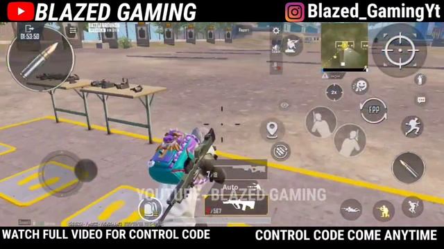 [NEW] Hydra Danger Control Code And Sensitivity Code 2021 || PUBG MOBILE || Blazed Gaming