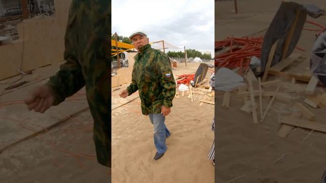 Волгафест 2023 монтаж арт-объекта "Волжский слон" смотреть онлайн