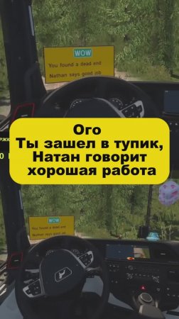 Тупик прикол разраба Euro Truck Simulator 2 #short #ets2 #funnyvideo #glance #гленc