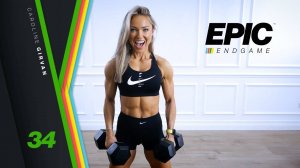 Caroline Girvan - PEAKED Full Body Workout - Pyramid Training | EPIC Endgame Day 34