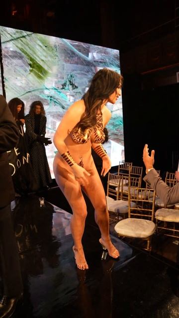 lingerie models black tape project new york fashion week podium runway performance party dance смотреть онлайн