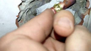 Просверлил медную трубу