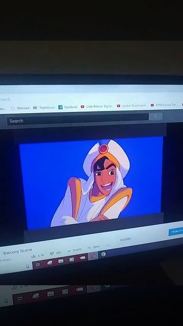 Hmmmmm. Good Rajah The Orange Tiger/Cat And Jasmine Loves Aladdin Saving Together