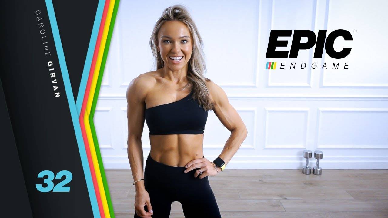 Caroline Girvan - DISRUPTED Dumbbell Upper Body Workout | EPIC Endgame Day 32