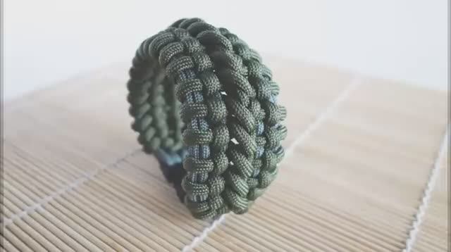 How to Make the Bane s Cuff Paracord Bracelet with Buckles Tutorial_270p_360p