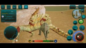 The cursed isle:Triceratops vs spinosaurus