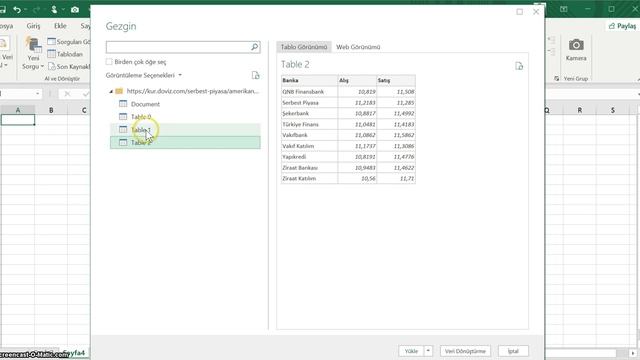 Excel'e Döviz Kuru Çekme. Anlık verileri excel dosyasına getirme. смотреть онлайн
