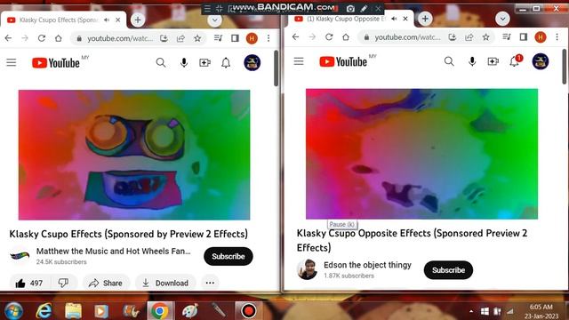 Klasky Csupo Original Effects VS Opposite Effects Sponsored by Preview 2 Effects смотреть онлайн