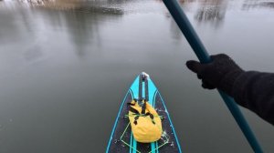 По Усманке на сапборде в феврале