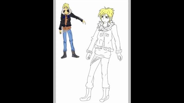 Speedpaint anime official character OC Skat. Drawing on IPad use ibis Paint X. смотреть онлайн