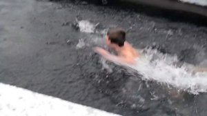 Ozerki.Winter swim.Eugen