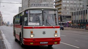 ПАРАД  АВТОБУСОВ В ГОРОДЕ СЕРПУХОВЕ ЧАСТЬ 2 ... СТАРЕЧКИ ...