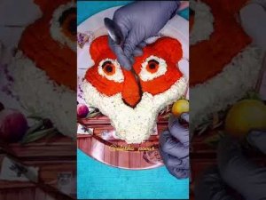 УКРАШЕНИЕ НОВОГОДНЕГО СТОЛА! САЛАТ "ТИГРЁНОК