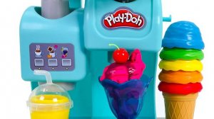 Играем в пластилин! Готовим мороженое и смузи! Развивающее видео для детей!