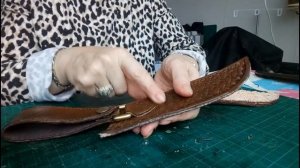 ножны под заказ, из кожи растительного дубления с тиснением