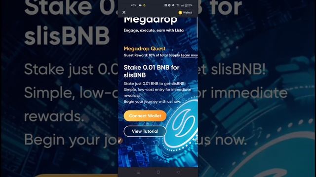Binance new airdrop || $100M LISTA token || Binance web3 airdrop