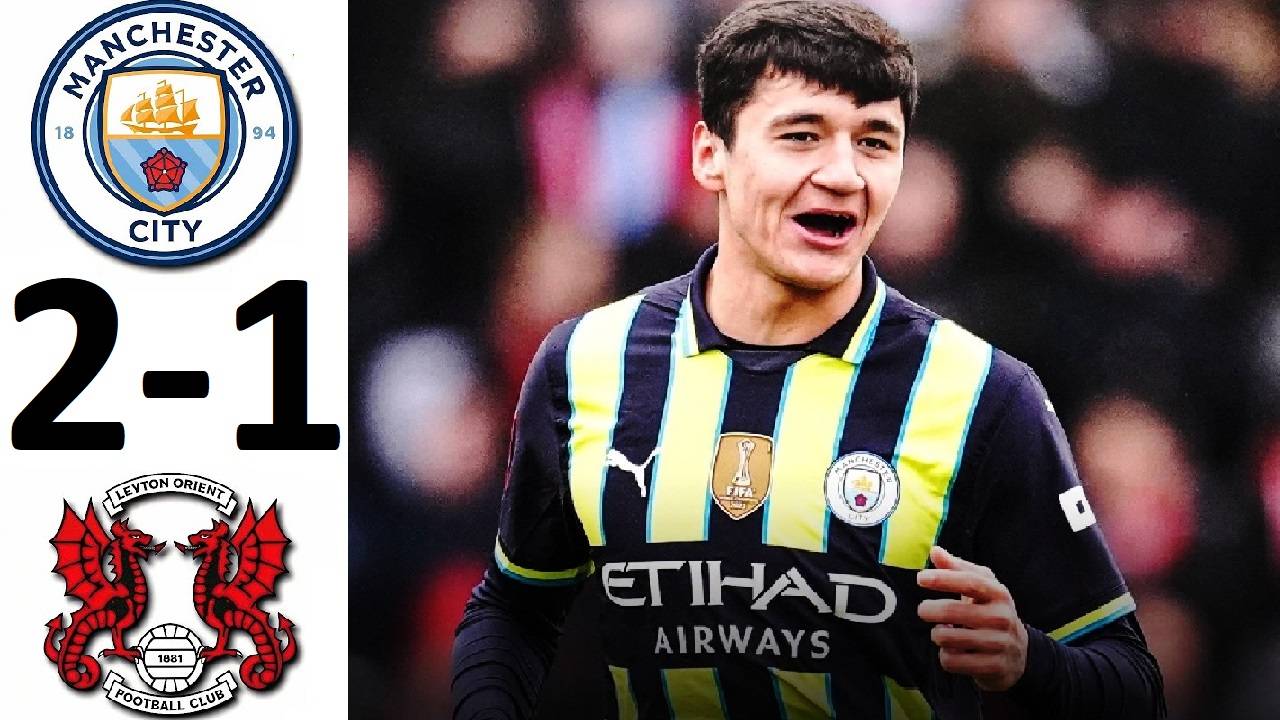 "Манчестер Сити" обыграл "Лейтон Ориент" в Кубке Англии! Хусанов забил дебютный гол!