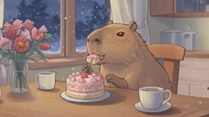 Капибара Рюня худеет