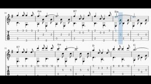 Журавлиная песня (из к/ф "Доживем до понедельника")+ТАБЫ