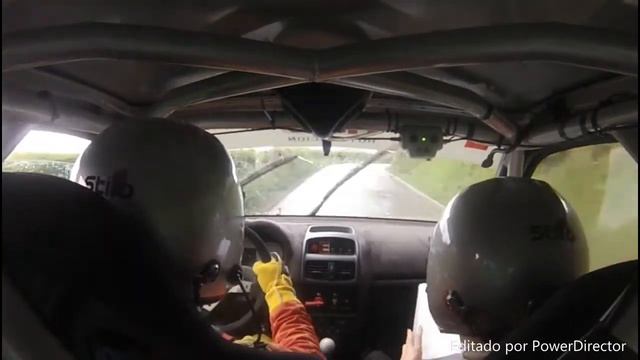 Onboard Jonatan - Tamara. Clio Sport. TC2 Rallysprint Villa de la Sidra. NAVA 2015 смотреть онлайн