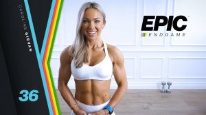 Caroline Girvan - SHOULDERS OF STEEL Dumbbell Shoulder Workout | EPIC Endgame Day 36