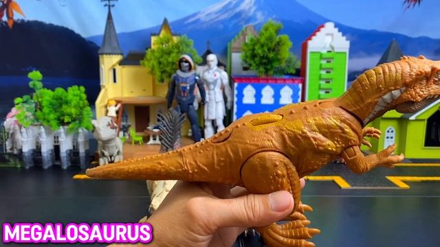 Review Jurassic World Collection: Dilophosaurus, Sinoceratops, Ampelosaurus, New Triceratops & T-RE смотреть онлайн