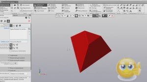 Создание усеченной пирамиды_ Компас 3D #1