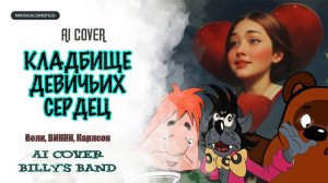 ВИННИ-ПУХ, КАРЛСОН, ВОЛК - "Кладбище Девичьих Сердец" (AI Cover "Billy’s Band")