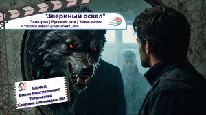 Звериный оскал  - Панк рок, Русский рок, хеви-метал | SUNO AI by @neuroart_dm