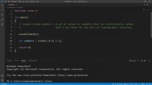 C random numbers 🎲