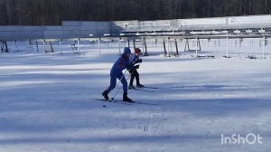 8.02.2025 Биатлонная тренировка в морозец -8