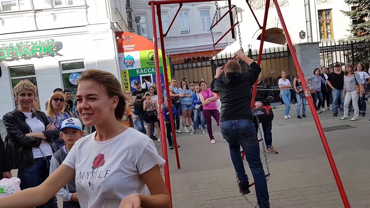 Дедуля полез на Пьяную лестницу