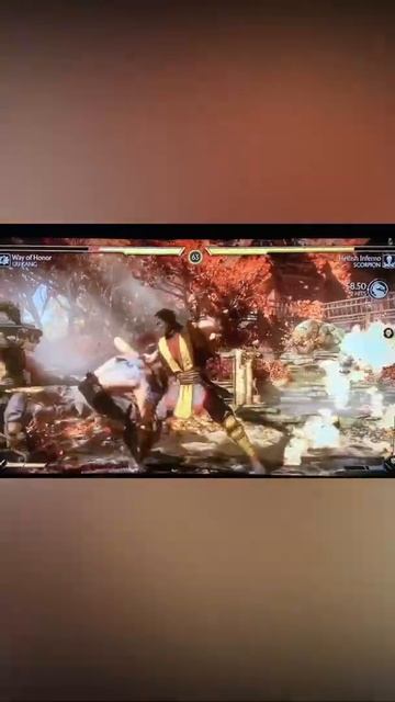 Reason why you should use Scorpion Teleport Cancel🚫 #mk11 #mortalkombat11 #scorpion #shorts #views