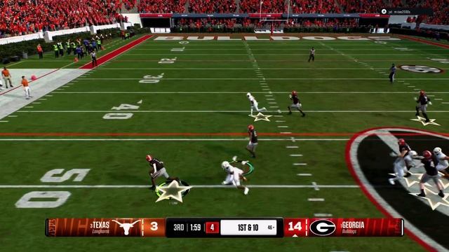 EA SPORTS College Football 25 Georgia BULLDOGS STICK WORK смотреть онлайн