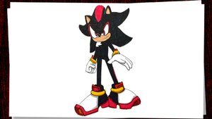Как нарисовать ежа Шедоу из Соника 3 / How to draw Shadow the Hedgehog Sonic 3