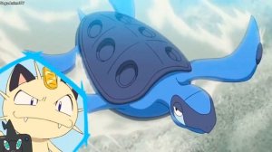 Pokemon Journeys  - meowth translate turtle race pokemon