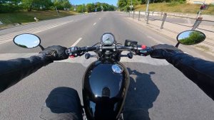 Triumph Bobber motorcycle 1200cc |  POV Test Ride