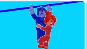 Roblox кооператив дочка несёт папу